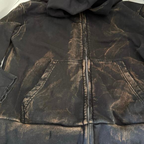Balenciaga 2023 mud show hoodie SS23 Runway Distressed muddy S small oversized - Picture 2 of 16